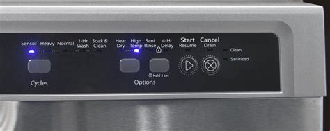 whirlpool control panel dishwasher